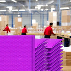 iMBAPrice 10.5x16 Inches Purple Color Polybubble Bag, 100-Pack Large Size #5 Self Seal Poly Bubble Mailers Padded Packing Envelopes (Total 100 Bags)