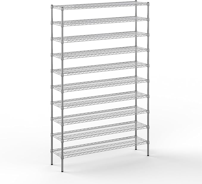 Regal Altair 14" Deep x 54" Wide x 86" Height x Wire Shelving Kit | 10-Tier | NSF Commercial Storage Rack Unit