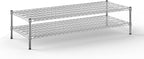 Regal Altair 24" Deep x 60" Wide x 14" Height Wire Shelving Kit | 2-Tier | NSF Commercial Storage Rack Unit