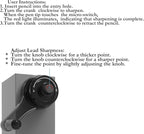 Premium Desktop Manual Pencil Sharpener, Desk Mount Design with Metal Clamp, Alloy Steel Hob，Hand Crank Operation, Silver and Gray