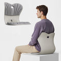 CabeVibe CabSupport Ergonomic Lumbar Support Seat Cushion M1 Plus - Posture Correction Spineseat for Office Chair, Car, Home with Breathable Memory Foam