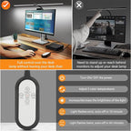 ShineTech Led Desk Lamp for Office Home, Bright Double Head Desk Light with Clamp, Architect Task Lamp 50 Lighting Modes Adjustable Flexible Lamp