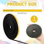 AmazingSpark Magnetic Tape Roll Thin Strips, 0.39 Inch x 66 Feet Magnetic Board Dividers Whiteboard Graphic Decorative Tape Marking Line for Classroom Office Art Accessories(Yellow)