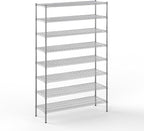 Regal Altair 18" Deep x 54" Wide x 86" Height Wire Shelving Kit | 8-Tier | NSF Commercial Storage Rack Unit