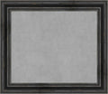 Amanti Art Black Framed Magnetic Board 25x29 Medium Vision Board for use with Magnets, 100% Metal Sheet to Display Items as Office Decor or for Home Organization in mudroom, Kitchen or Kids Room