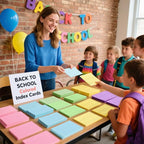 Koogel 1200PCS Index Cards 3x5, Colored Ruled Index Cards Bulk for Back To School, Heavy Notecards Memo Scratch Pad for Studying Teachers Classroom Note Taking Office College Supplies, 12 Colors