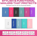 Hot Pink Poly Bubble Mailers 7.25x12 inch #1 | Self Seal Padded Envelopes | Cushioned Bubble Mailer | Usable Size 7.25x11 | WaterProof | Lightweight mailing Shipping Bags | 200 Pack Bulk