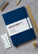 LEUCHTTURM1917 - Notebook Hardcover Master Classic A4+ - 235 Numbered Pages for Writing and Journaling (Black, Ruled)