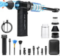 Compressed Air Duster – 180000RPM Cordless Electric Air Blower with Stepless Adjustment, Powerful Brushless Motor, Rechargeable Air Duster for Computer, Keyboard, Car, Home & Outdoor Cleaning