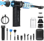 Compressed Air Duster – 180000RPM Cordless Electric Air Blower with Stepless Adjustment, Powerful Brushless Motor, Rechargeable Air Duster for Computer, Keyboard, Car, Home & Outdoor Cleaning