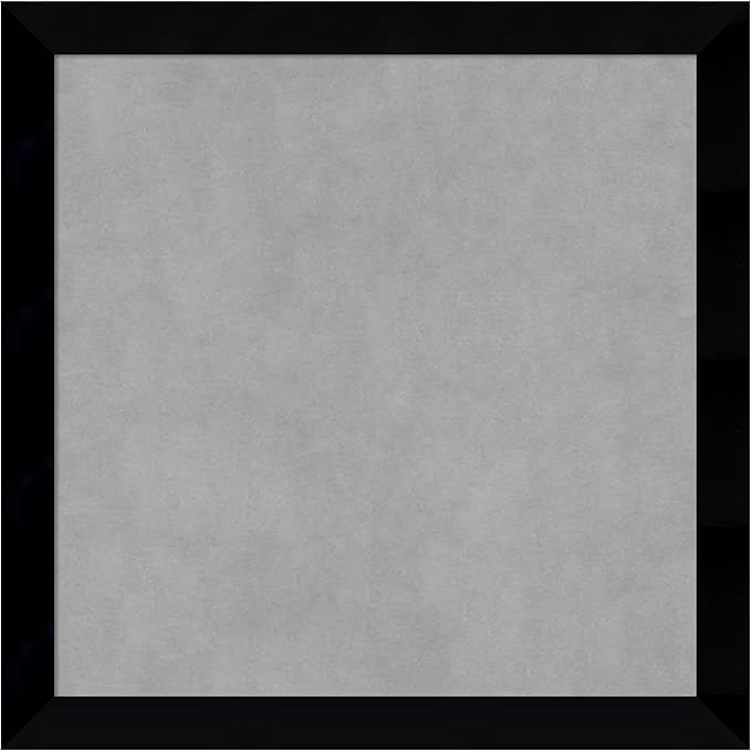 Amanti Art Black Framed Magnetic Board 23x23 Medium Vision Board for use with Magnets, 100% Metal Sheet to Display Items as Office Decor or for Home Organization in mudroom, Kitchen or Kids Room