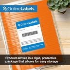 Neon Orange Address Labels - 2.625 x 1 - Pack of 3,000 Labels, 100 Sheets - Inkjet/Laser Printer - Online Labels