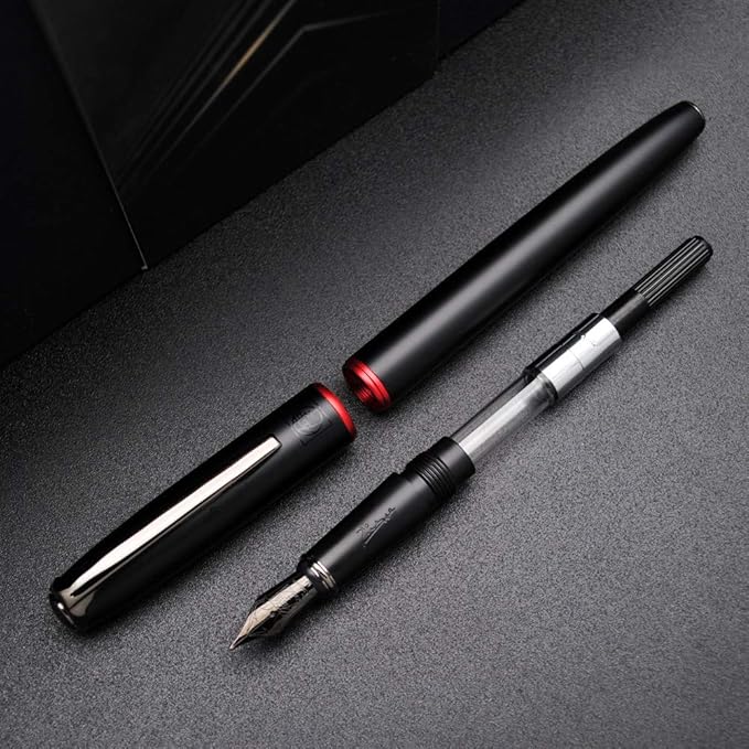 czxwyst Picasso 916 Malage Fountain Pen Original Box New Version (Dawn Red, Medium Nib 0.7mm)