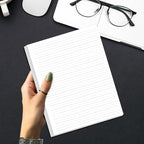 (2-Pack) Unpunched Line Paper - 200 Sheets/400 Pages Loose Leaf Paper Line Refills, Letter Size, 100gsm, White, 8.5" x 11"