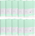 EMOMAS Lined Journal Notebook, 10Pack Hardcover Notebook for Men & Women – Journals for Writing, Work, School, Home & Daily Notes, 160 Pages – Medium A5, 5.7"x8", 100 gsm Thick Paper (Eggshell Green)