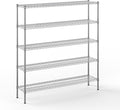 Regal Altair 14" Deep x 60" Wide x 64" Height Wire Shelving Kit | 5-Tier | NSF Commercial Storage Rack Unit