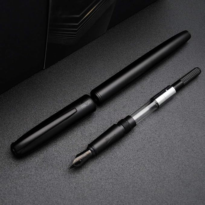 Picasso 916 Malage Fountain Pen Original Box New Version (Polar Night Black, Medium Nib 0.7mm)
