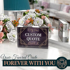 Custom Acrylic Sign Personalized, Custom Desk Name Plate, 18 Styles, (4"x6"), With Gift Box, USA Made by Acryluxe. (Fantasy)