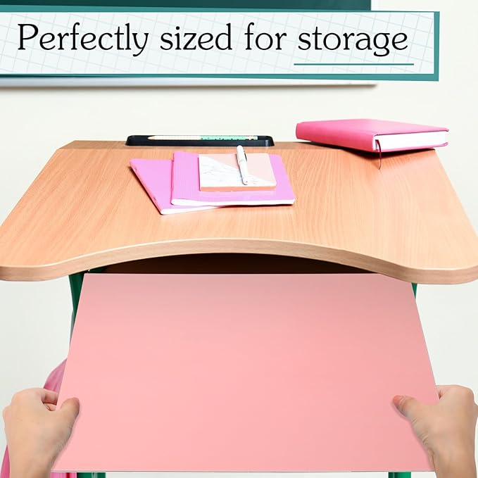 SATINIOR 24 Pcs Desk Dividers for Students, 12 Colors Testing Dividers Privacy Folders for Classroom Must Have Bulk, Study Panel for School Teacher Student Study Supplies(Vivid Style)
