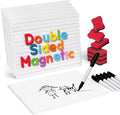 GAMENOTE Small Dry Erase Lap Boards for Kids & Students, Magnetic Double Sided Lined Whiteboards 9x12 for Classroom & Homeschool Use (6 Pack)