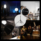 SMALLRIG RA-S200 Light Stand for Photography, 78.7" / 6.6ft / 200cm, Black, Aluminum Alloy, Supports up to 4kg, Compatible with Reflectors, Softboxes, Studio Lights, Umbrellas, Ring Light