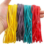 Decymis Large Rubber Bands Heavy Duty, 120 Pcs, 7 Inch Rubber Bands Office Supplies for Office File Folders