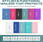 Green 10.5x16 Inch Large Poly Bubble Mailers #5 | Padded Envelopes with Self Seal | Air Lined Cushioned Bubble Mailer | Usable Size 10.5x15 | 200 Pack Bulk | Lightweight shipping Bags