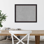 Amanti Art Black Framed Magnetic Board 18x22 Small Vision Board for use with Magnets, 100% Metal Sheet to Display Items as Office Decor or for Home Organization in mudroom, Kitchen or Kids Room