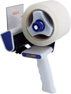 Tape King Packing Tape Dispenser Gun - Handheld Tape Gun with 1 Bonus Clear Packaging Tape (3 Inch Wide) - Shipping Tape for Sealing, Storing, and Moving Boxes, 1 Pack