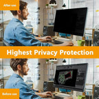 【50 Pack】 24 Inch Privacy Screen Protector for 16:9 Widescreen Monitors Desktop Anti-Glare Blue Light Filter Anti-Spy Film Relieves Eye Strain Easy Install