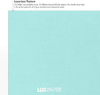LUXPaper 9" x 12" Presentation Folders | Two Pocket | Seafoam Blue | 100lb. Cover | 10 Qty