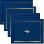 Empire Blue & Gold Award Certificate Collection - Includes 25 Certificate Papers (White/Blue), 25 Heavy Linen Folders (Blue/Gold), 36 Gold Foil Seals, Laser & Inkjet Printer Compatible