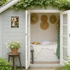 Funny Gardening Tin Sign – BECAUSE MURDER IS WRONG 12x8 Inch Vintage Metal Wall Décor for Garden, Greenhouse, Patio, Yard or Outdoor Shed (Earth tones)