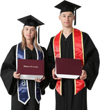 GraduationMall 8.5"x11" Smooth Padded Diploma Cover Certificate Holder Maroon,12-Packs