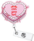 Can You Not Funny Nurse Badge Reel, Cute Retractable ID Card Badge Holders, Medical Badge Clip for Nurses Station Psychiatry ER ED RN CNA Social Workers Psychologist Physician Front Desk Receptionist