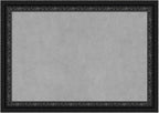 Amanti Art Black Framed Magnetic Board 20x28 Medium Vision Board for use with Magnets, 100% Metal Sheet to Display Items as Office Decor or for Home Organization in mudroom, Kitchen or Kids Room