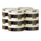 EFOK 10 Pack Masking Tape 2 Inch Wide Bulk, 2026 Upgrade White Painters Tape Anti-UV General Purpose, 1.88 Inch × 55 Yards Total 550 Yards