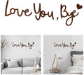 Home Decor Brown Love You Bye Wood Sign Boho Decor Wall Decor Express Love and Warm for Your Family Lover Living Room Farmhouse Wall Art Housewarming Gift Hallway Entryway Above Door Topper Decoration