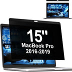 Mamol Privacy Screen MacBook Pro 15 Inch (2016-2019), Magnetic Removable Anti Blue Light Glare Filter Privacy Screen Protector for Apple Mac 15 In Laptop Model (A1707, A1990)