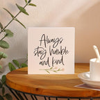 3 PCS Inspirational Wooden Box Signs for Home, Office, Desk Decor, Motivational Affirmations with Rustic Design for Living Room, Bedroom, Kitchen