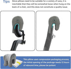 xiaomubiao Headrest Office Chair Neck Pillow Ergonomic Memory Foam Desk Pillow for Napping, Headrest Attachment for Office Chair,Neck Support Pillow Chair for Car, Office, Gaming