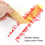 DOAY 3 Pack Yellow Painters Tape - Masking Tape 1 Inch Wide - Multi-Surface, Smart Adhesion, Indoor & Outdoor - 270FT Total - Paint Tape for DIY, Labeling, Art, Car, General Purpose (#3910)