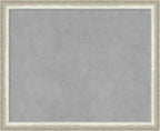 Amanti Art Silver Framed Magnetic Board 18x22 Small Vision Board for use with Magnets, 100% Metal Sheet to Display Items as Office Decor or for Home Organization in mudroom, Kitchen or Kids Room