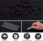 SUJAYU Dual Sided PU Leather Desk Pad, Mouse Pad, Office Desk Mat, Non-Slip Laptop Desk Pad, Waterproof Desk Writing Pad for Office and Home (35.4" x 17.7", Black)