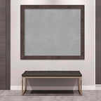Amanti Art Black Framed Magnetic Board 46x54 Oversize Vision Board for use with Magnets, 100% Metal Sheet to Display Items as Office Decor or for Home Organization in mudroom, Kitchen or Kids Room