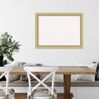 Amanti Art White Cork Board for Wall, 23x31 Vision Board with Gold Frame, Medium Corkboard Office Decor for Home Organization, Casual Corkboard Pinboard to display items for home organization