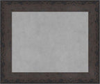 Amanti Art Black Framed Magnetic Board 21x25 Small Vision Board for use with Magnets, 100% Metal Sheet to Display Items as Office Decor or for Home Organization in mudroom, Kitchen or Kids Room