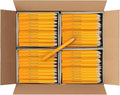 Nikola Works Mini Golf Pencils Without Erasers - 384 Count - Classic Pre-Sharpened #2 HB American Pew Pencils Standard Hex Shaped Bulk Pack
