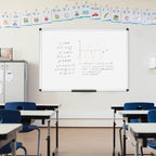 VIZ-PRO Magnetic Whiteboard/Dry Erase Board, 48 X 36 Inches, Pack of 2
