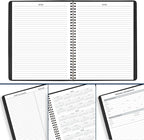 AT-A-GLANCE 2025 Appointment Book Planner, Weekly, 7" x 8-3/4", Medium, Quarter-Hourly, Black (709510525)